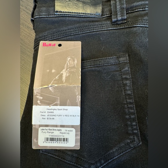 SOLD Bullit Motorcycle jeans - Size 14 - Black w armour - Picture 4 of 6